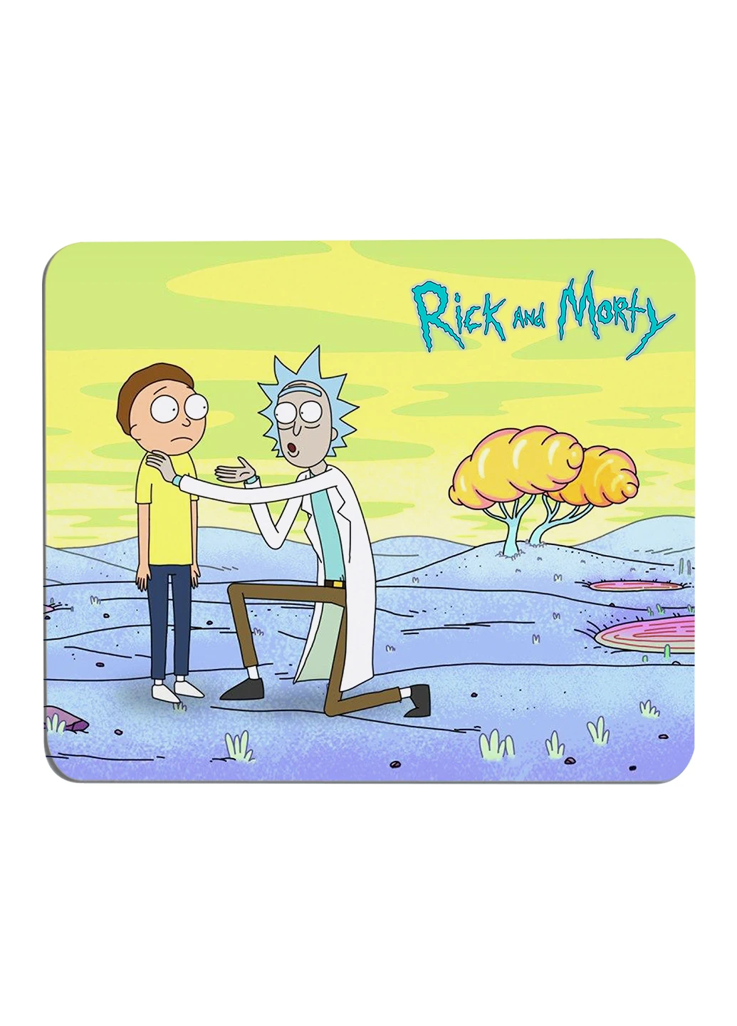 Коврик для мышки Рик и Морти (Rick and Morty) (25108-1233) 22х18 см MobiPrint (222995235)