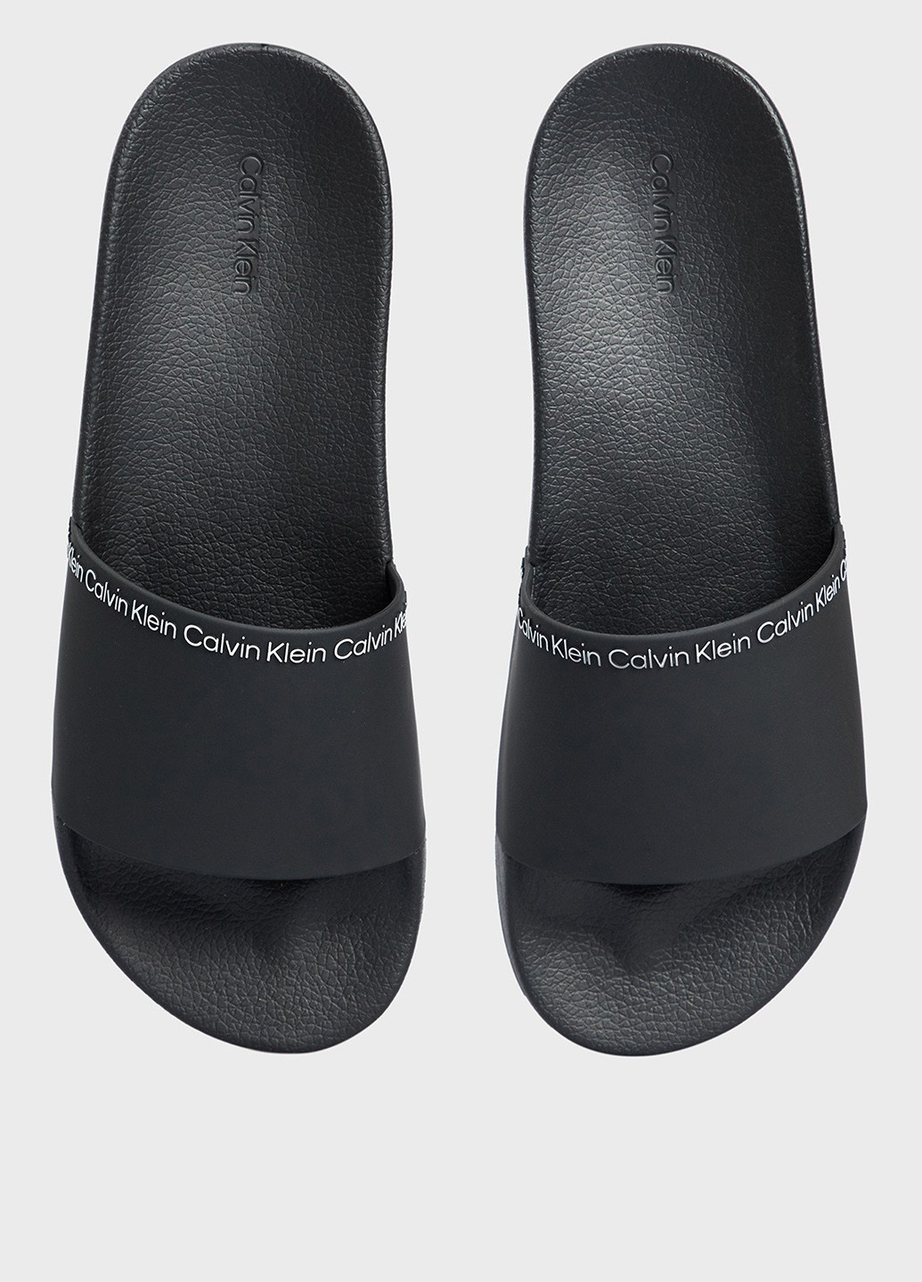 Черные пляжные, кэжуал шлепанцы Calvin Klein