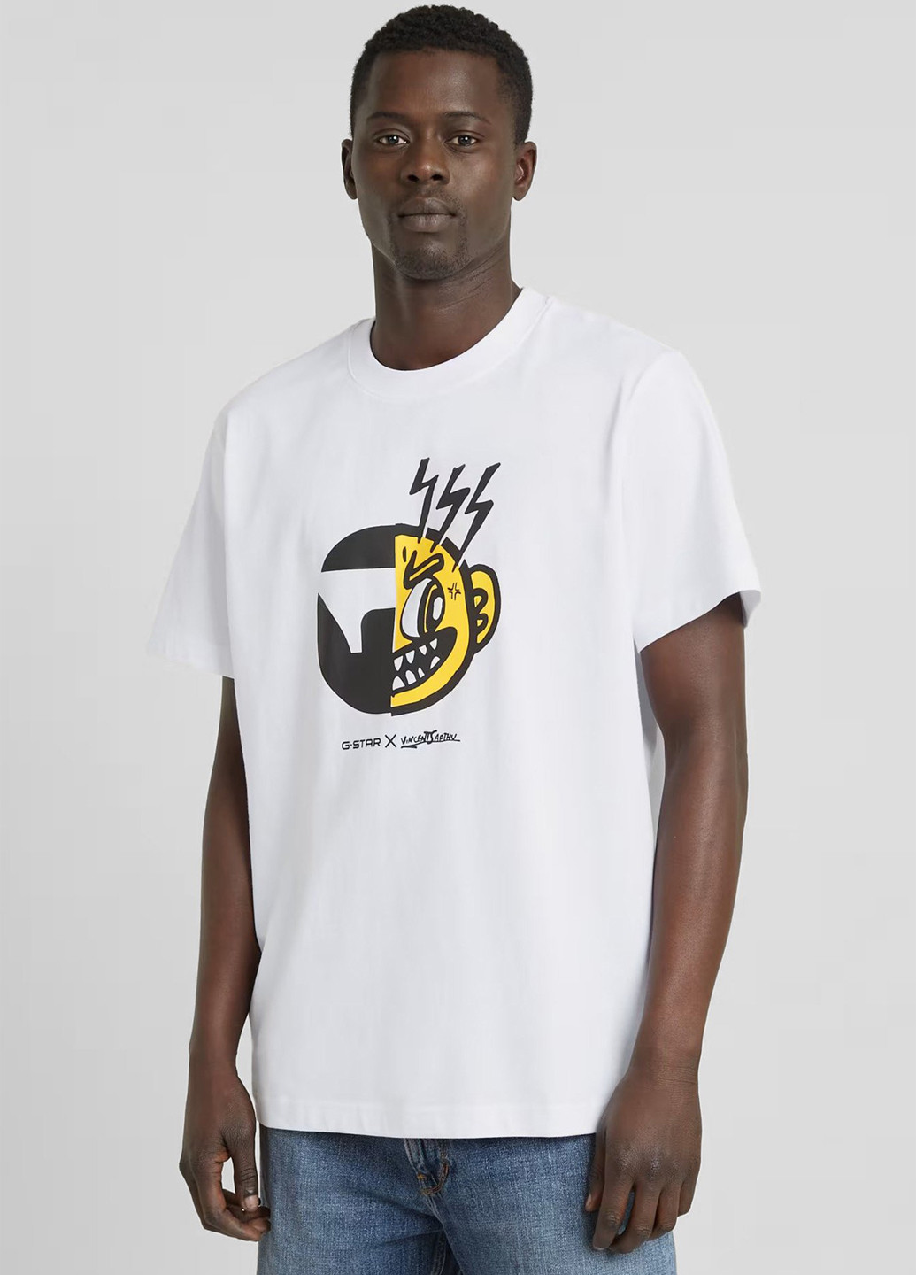 Біла футболка G-Star Raw