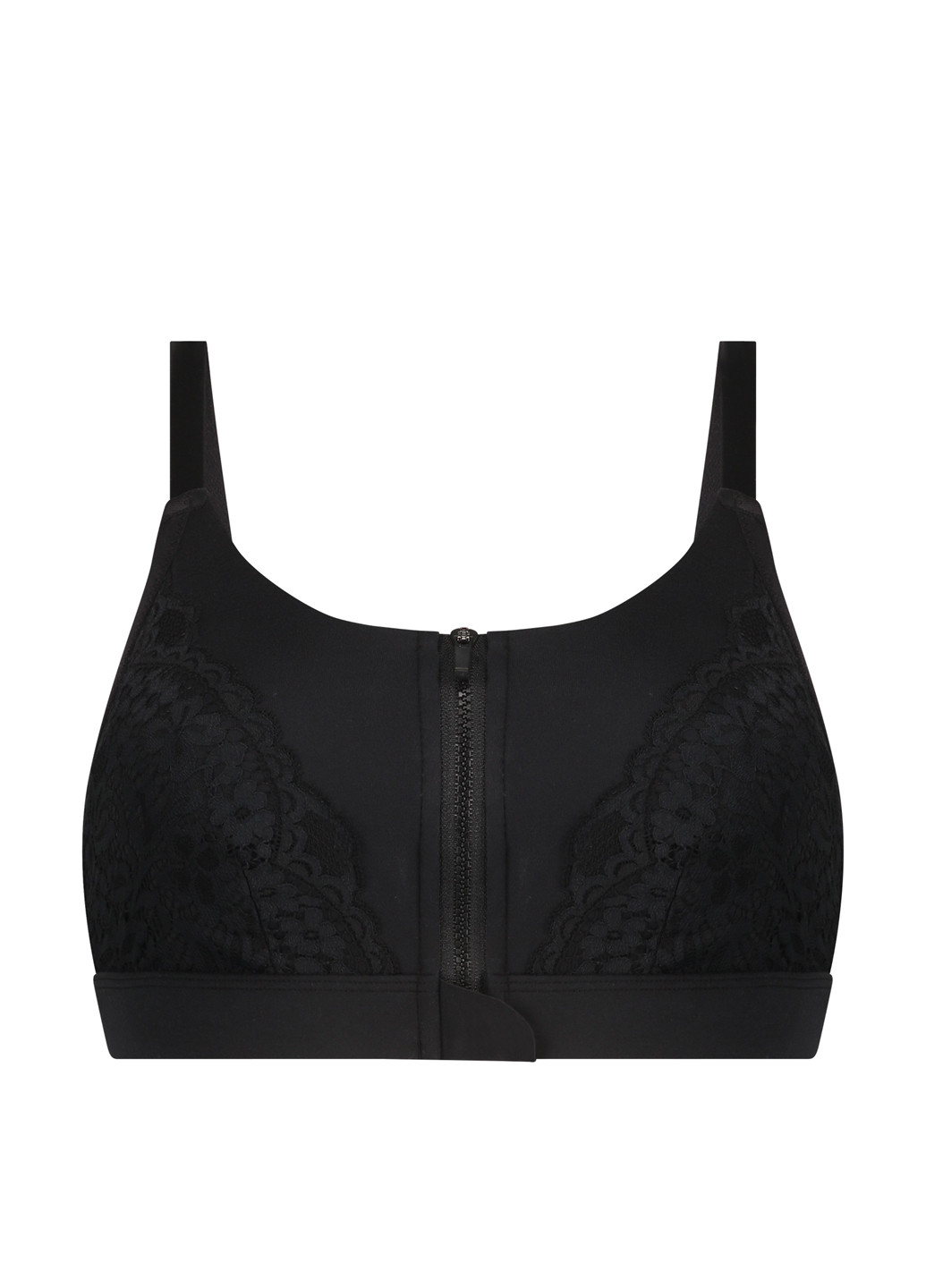 Чорний топ бюстгальтер Hunkemoller без кісточок поліамід