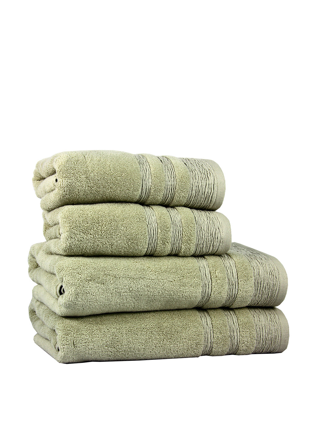 Maisonette полотенце (1 шт.), 70х140 см однотонный светло-зеленый производство - Турция