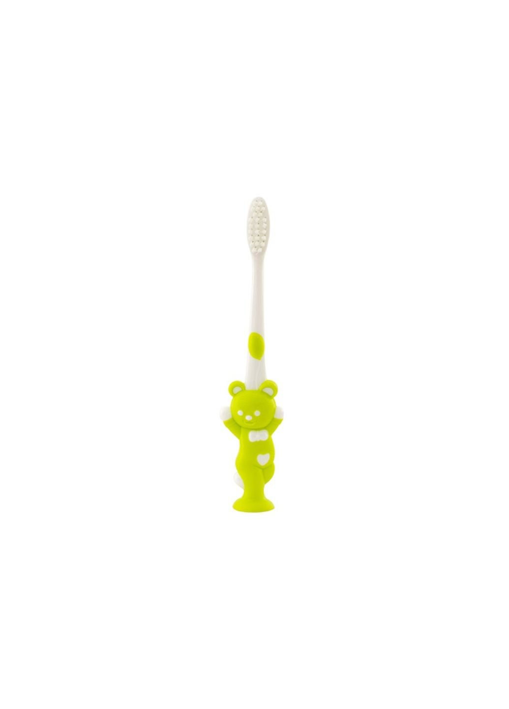 Дитяча зубна щітка з присоскою (7202_ведмежа) Baby Team (254084560)