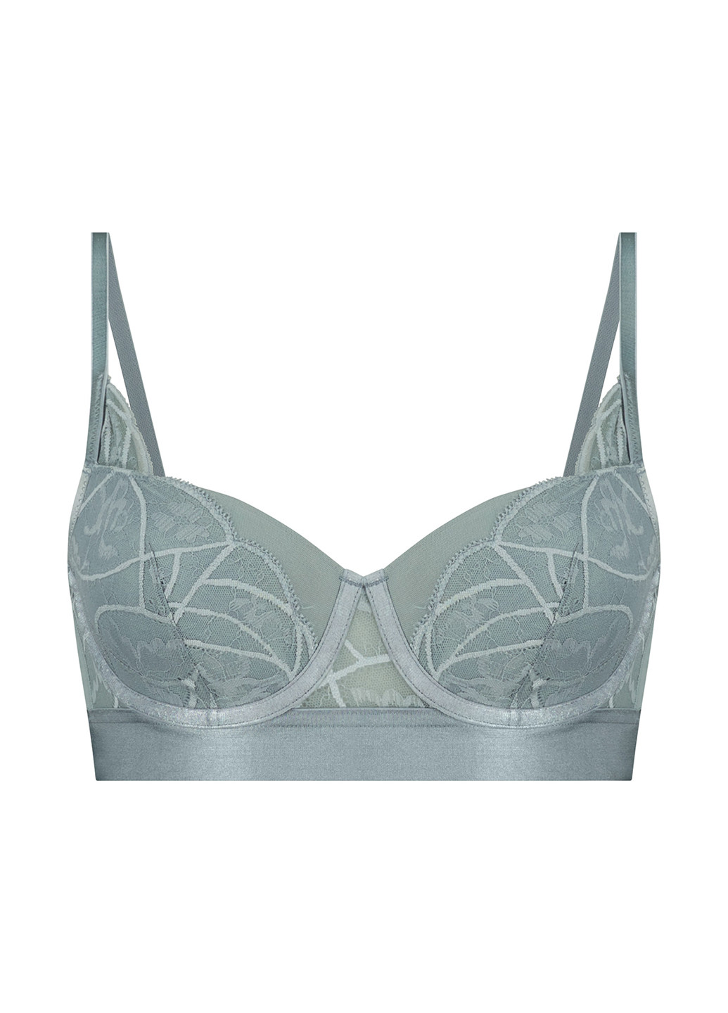 Серо-голубой бюстгальтер Hunkemoller с косточками полиамид