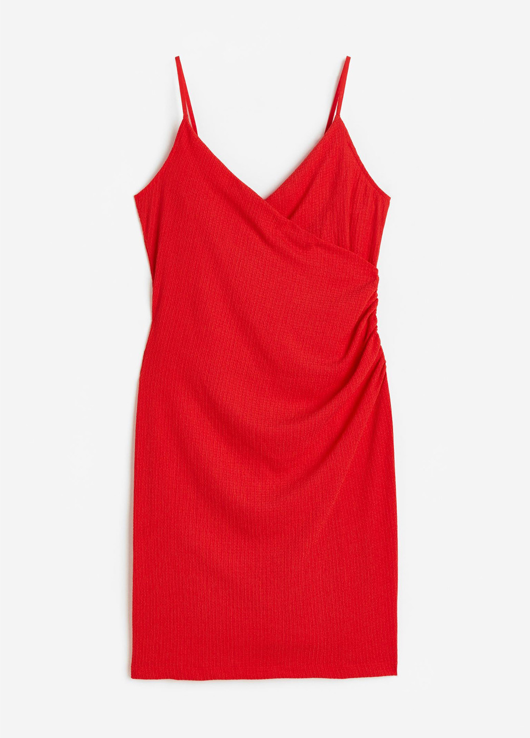 Червона кежуал сукня H&M однотонна