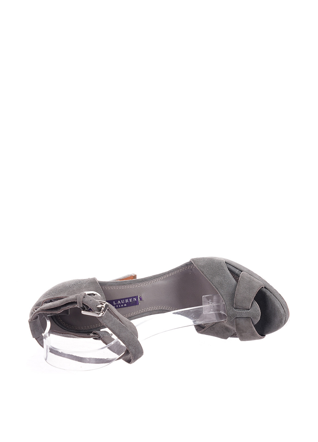 Серые босоножки Ralph Lauren с ремешком