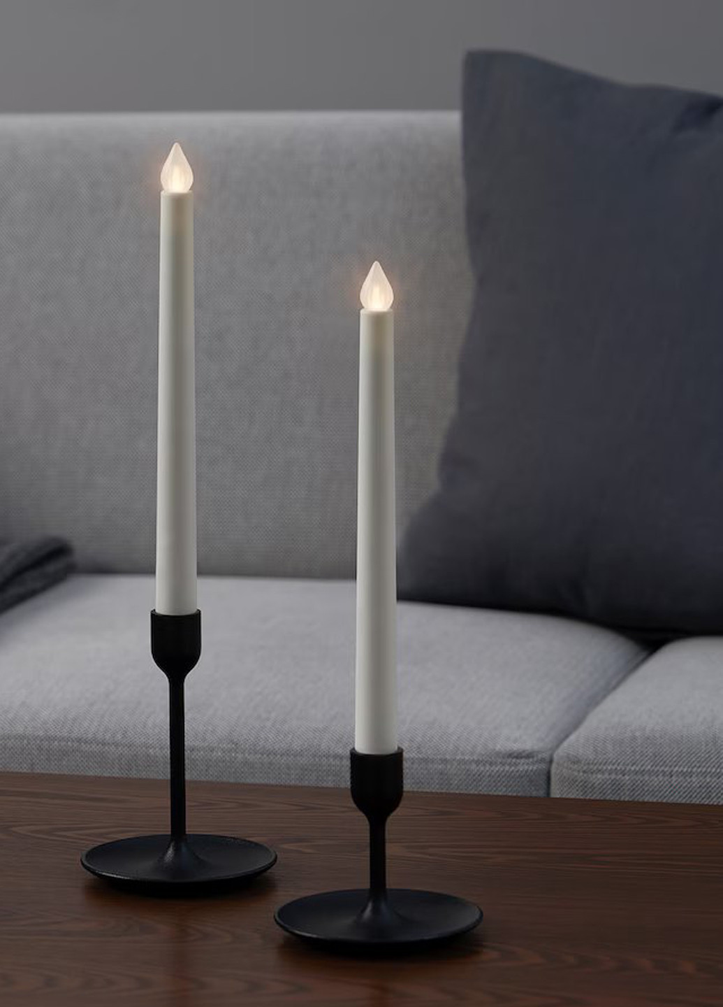 Свеча светодиодная (2 шт.), 28х2,2 см IKEA (265795963)