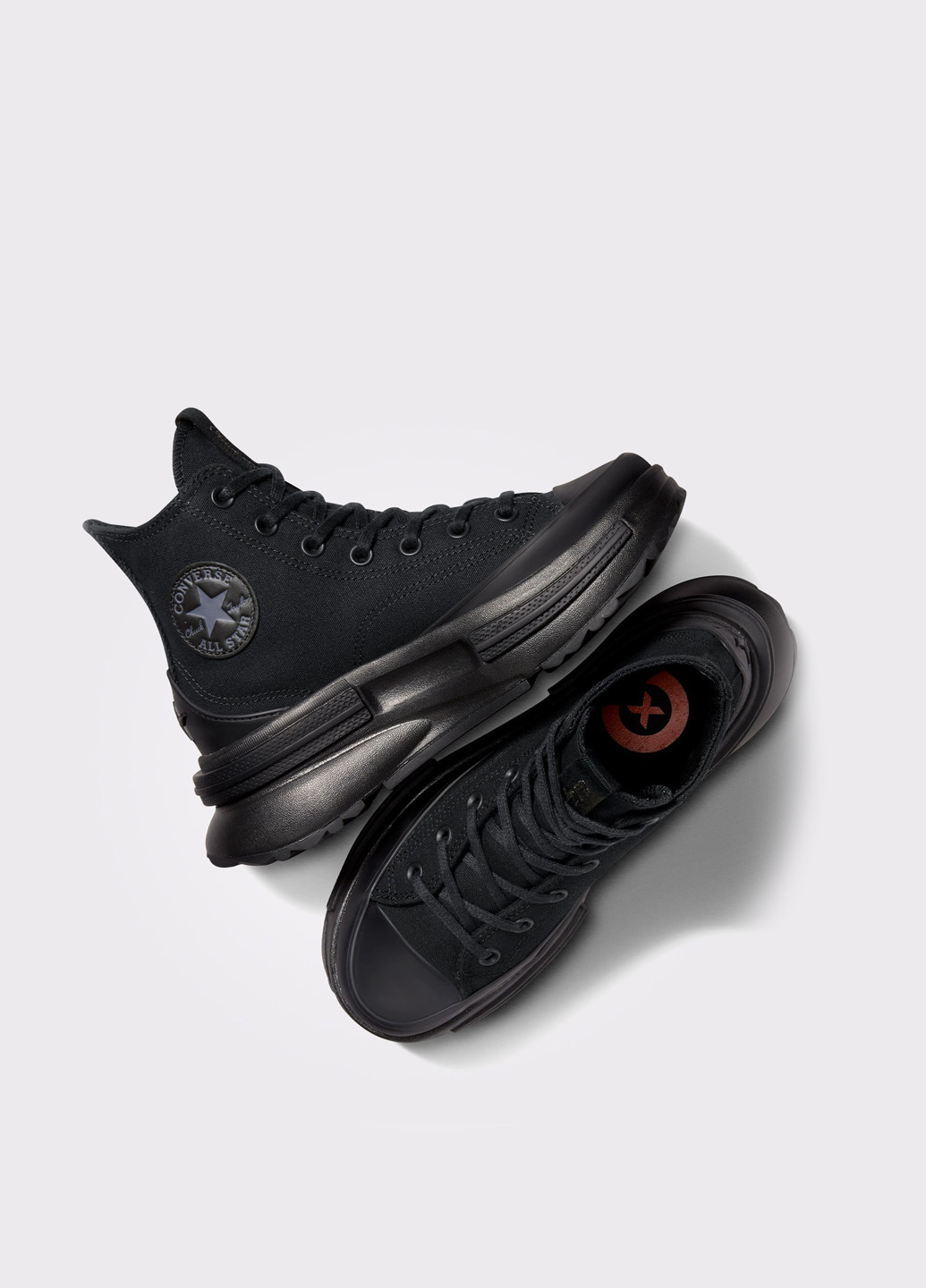 Чорні кеди Converse RUN STAR LEGACY CX PLATFORM MONO BLACK