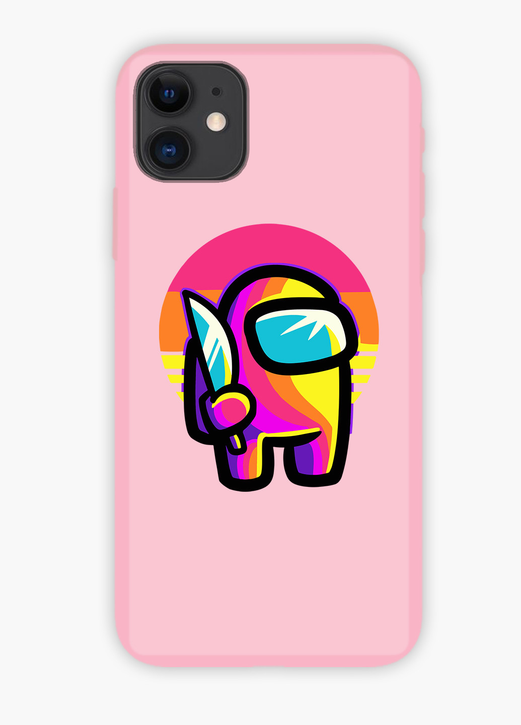 Чехол силиконовый Apple Iphone 11 Pro Max Амонг Ас Красный (Among Us Red) (9232-2406) MobiPrint (219562978)