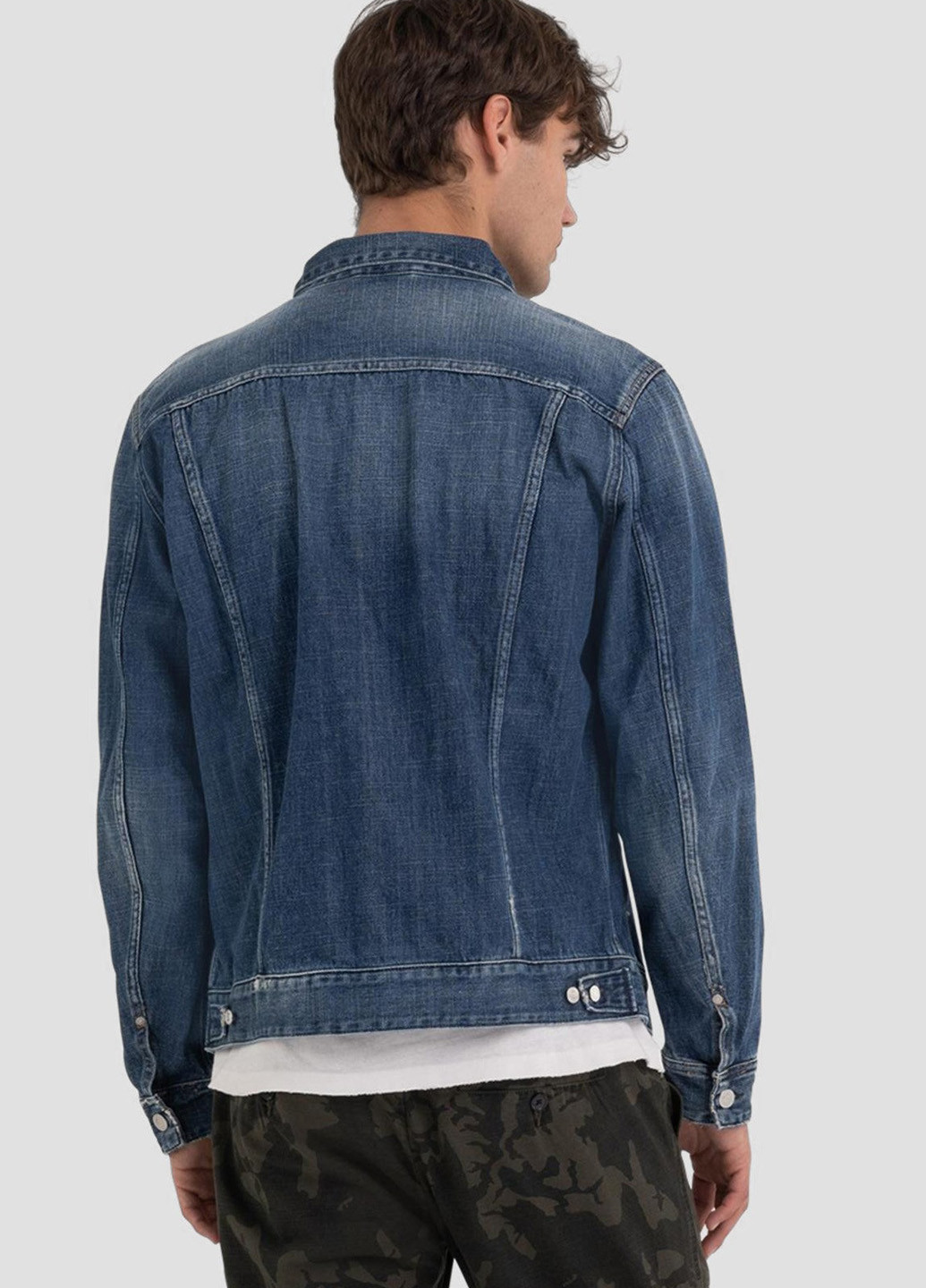 Синя демісезонна куртка Replay