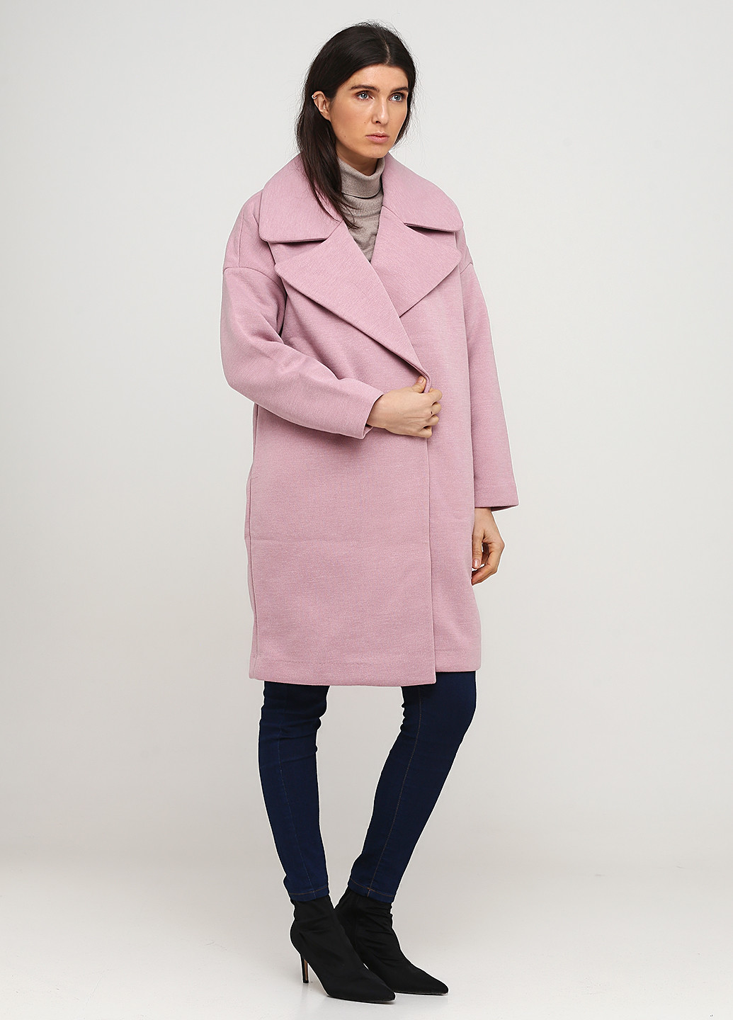 Світло-рожеве демісезонне Пальто оверсайз Vero Moda