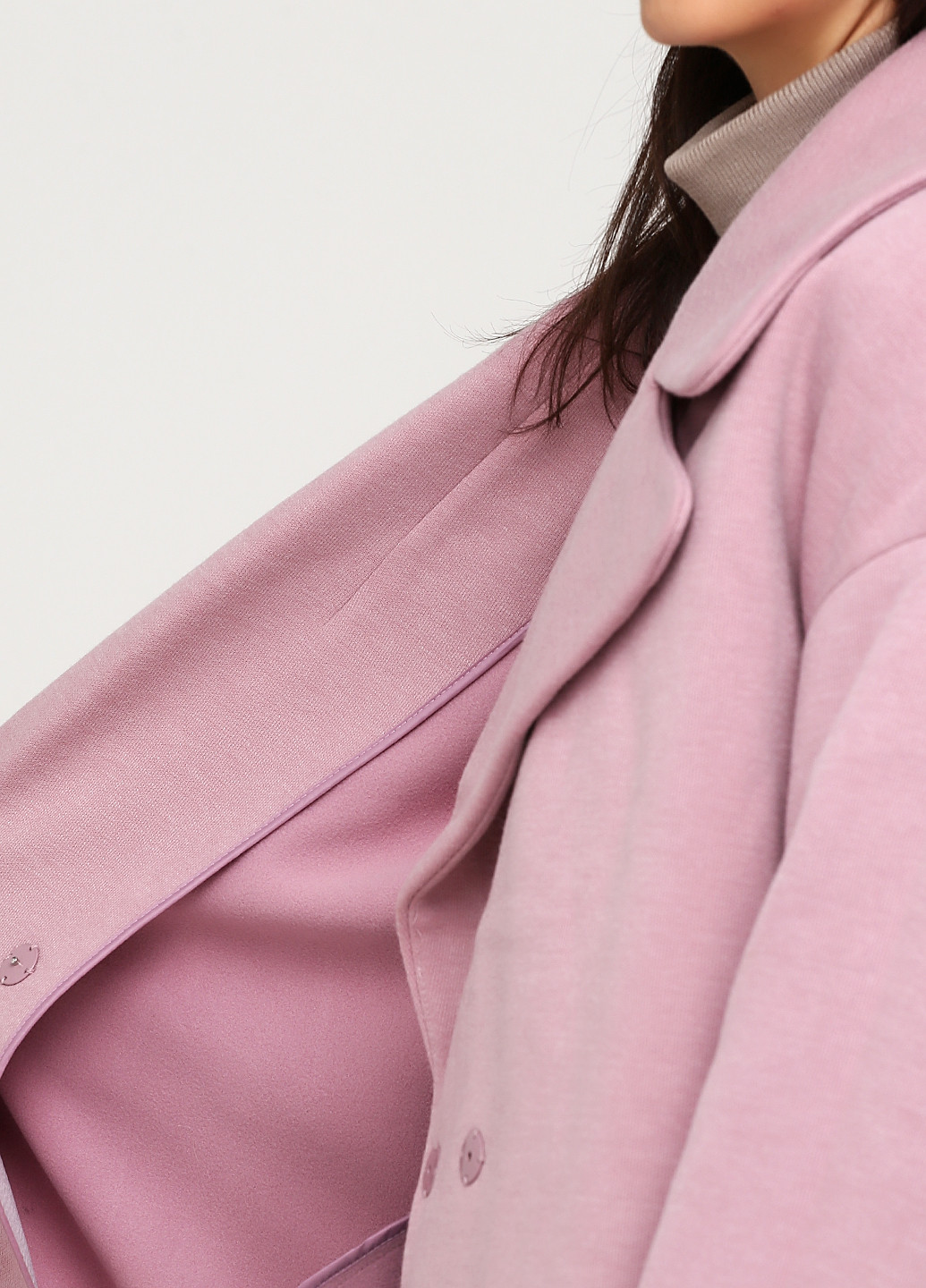 Світло-рожеве демісезонне Пальто оверсайз Vero Moda