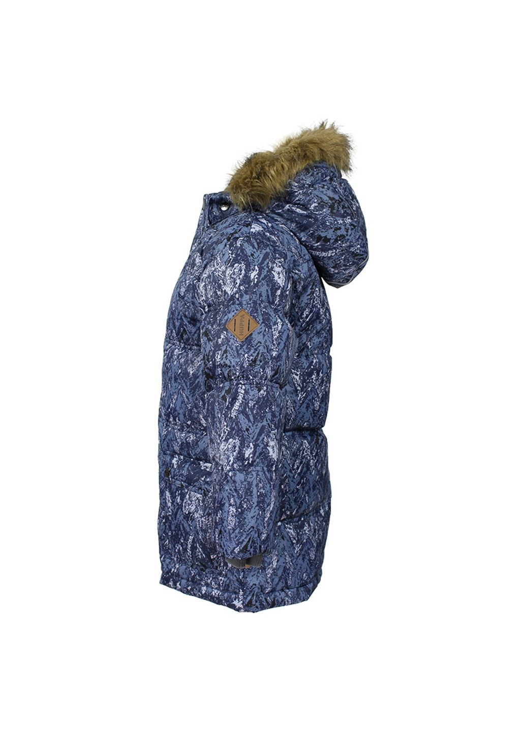 Синяя зимняя куртка-пуховик lucas Huppa