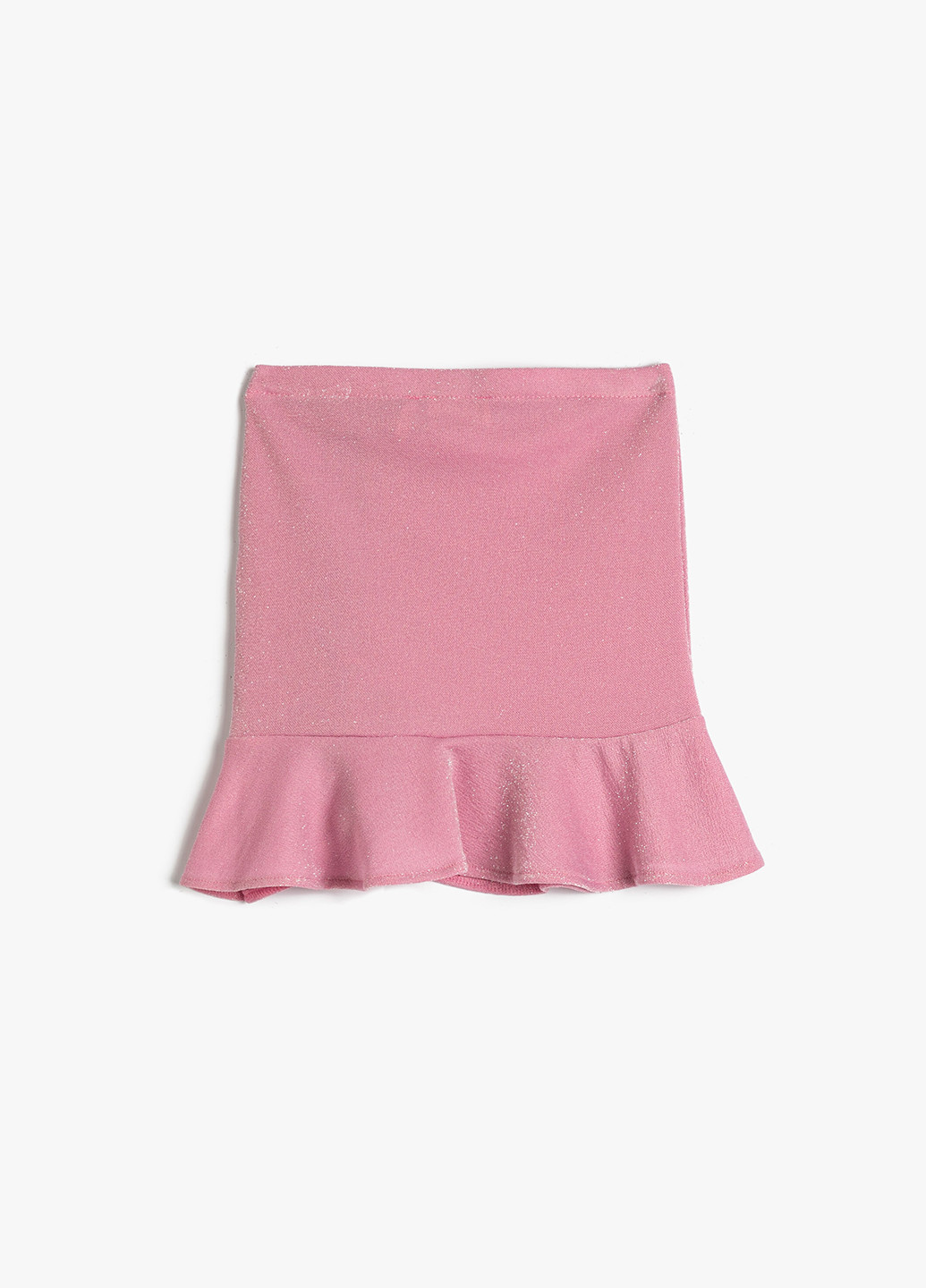 Розовая кэжуал однотонная юбка KOTON а-силуэта (трапеция)