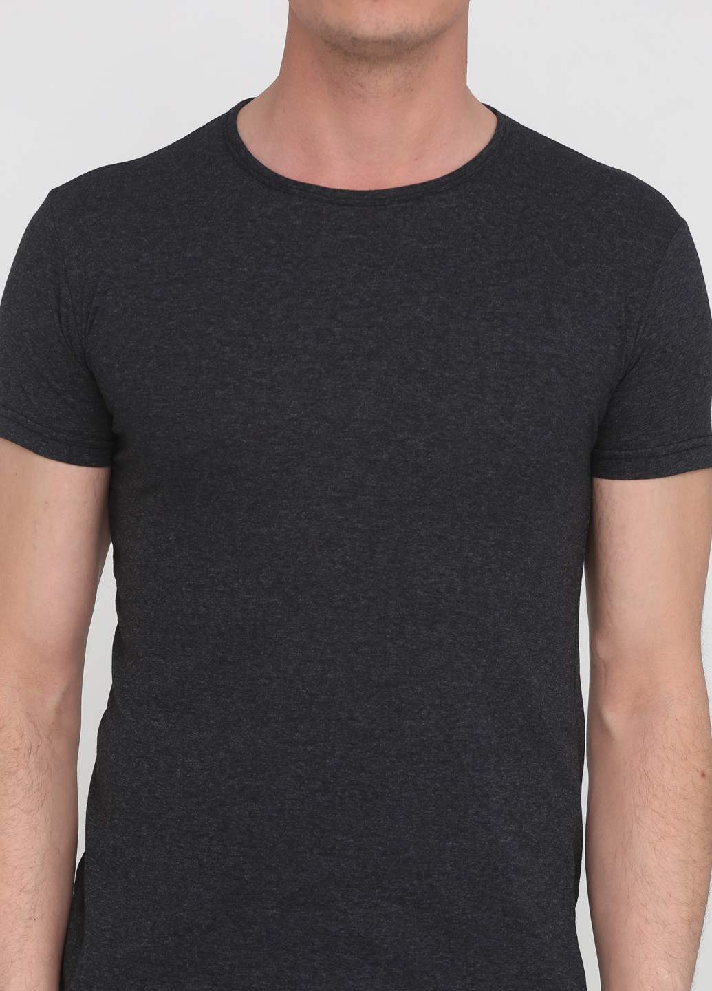 Грифельно-сіра футболка з коротким рукавом LEXSUS