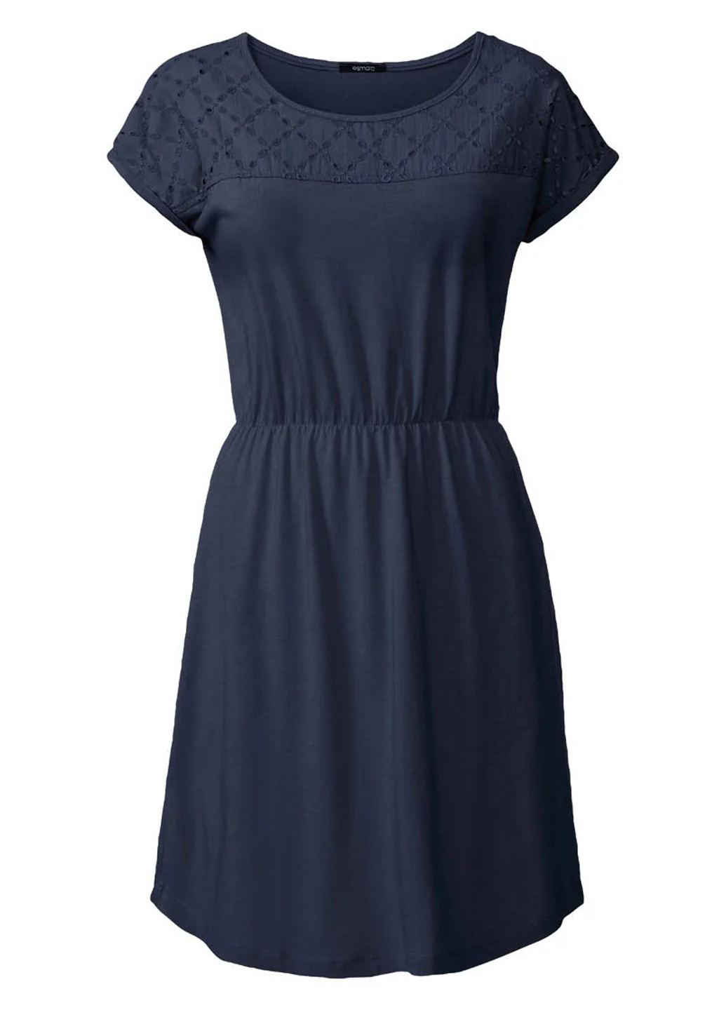 Темно-синее кэжуал платье Esmara однотонное