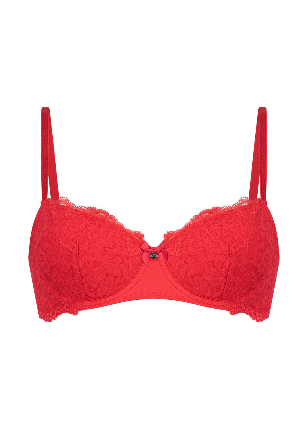 Красный балконет бюстгальтер Hunkemoller с косточками полиамид, кружево
