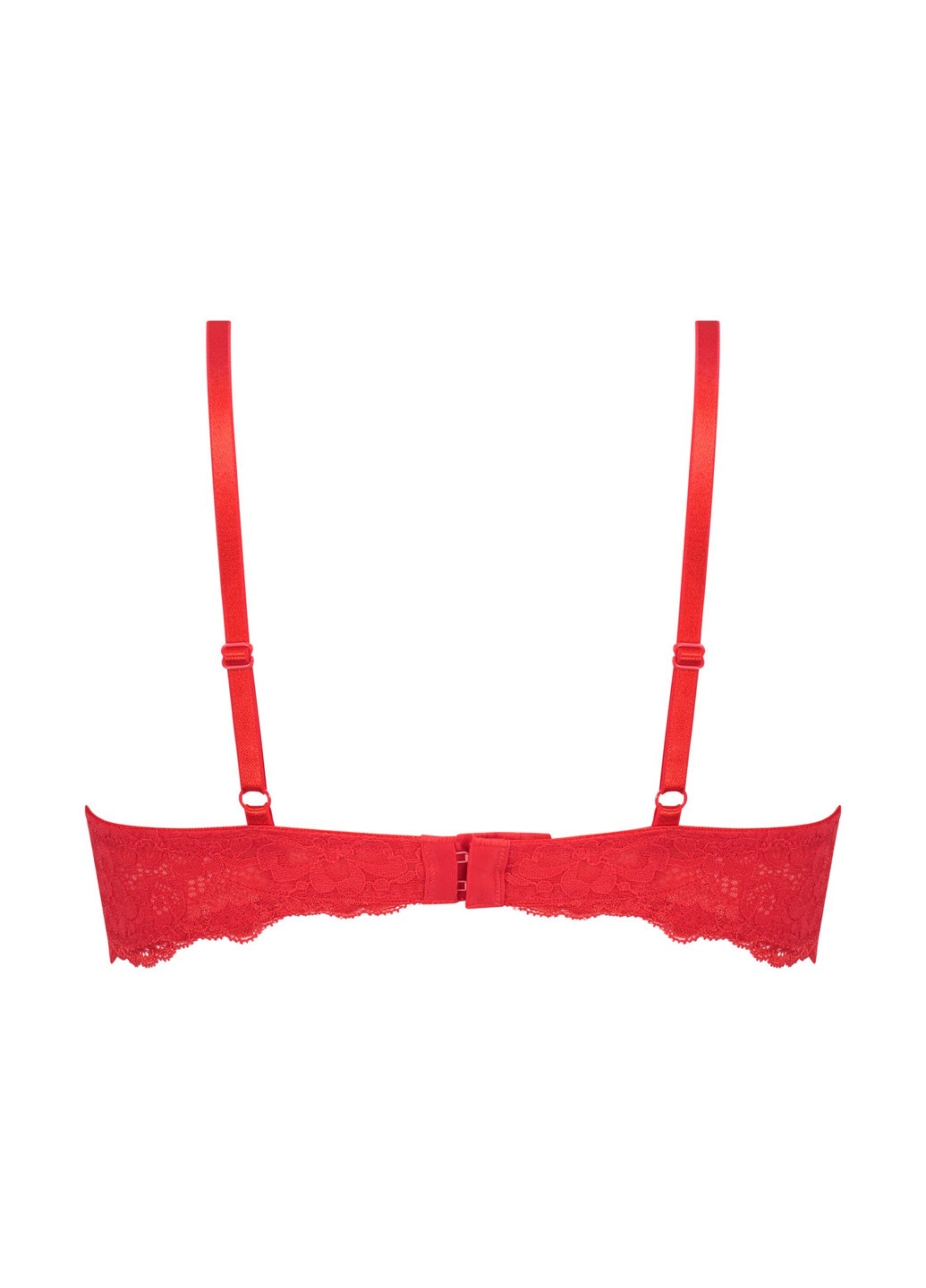 Красный балконет бюстгальтер Hunkemoller с косточками полиамид, кружево