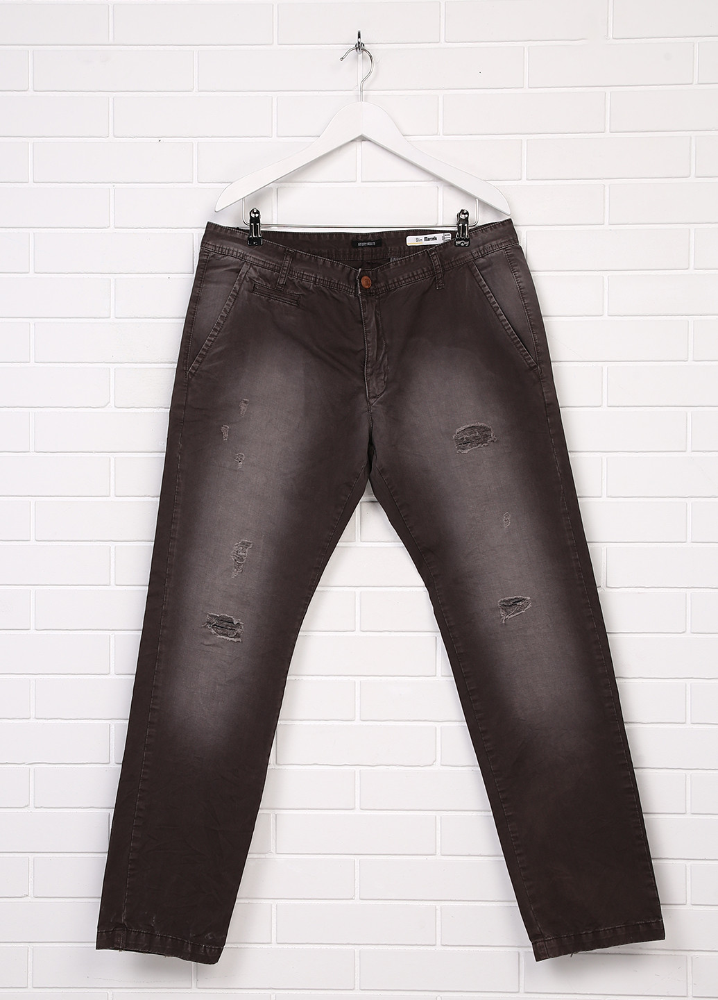 Темно-серые демисезонные слим фит джинсы Antony Morato