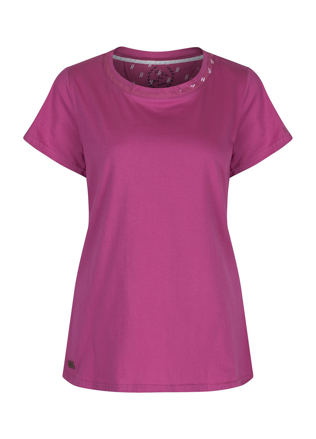 Темно-розовая летняя футболка Regatta