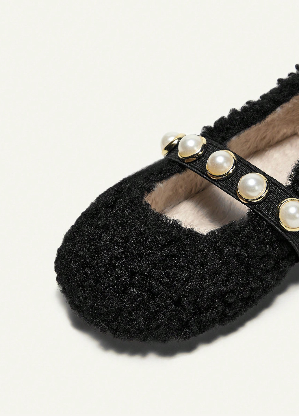 Балетки SHEIN з намистинами (331624001)