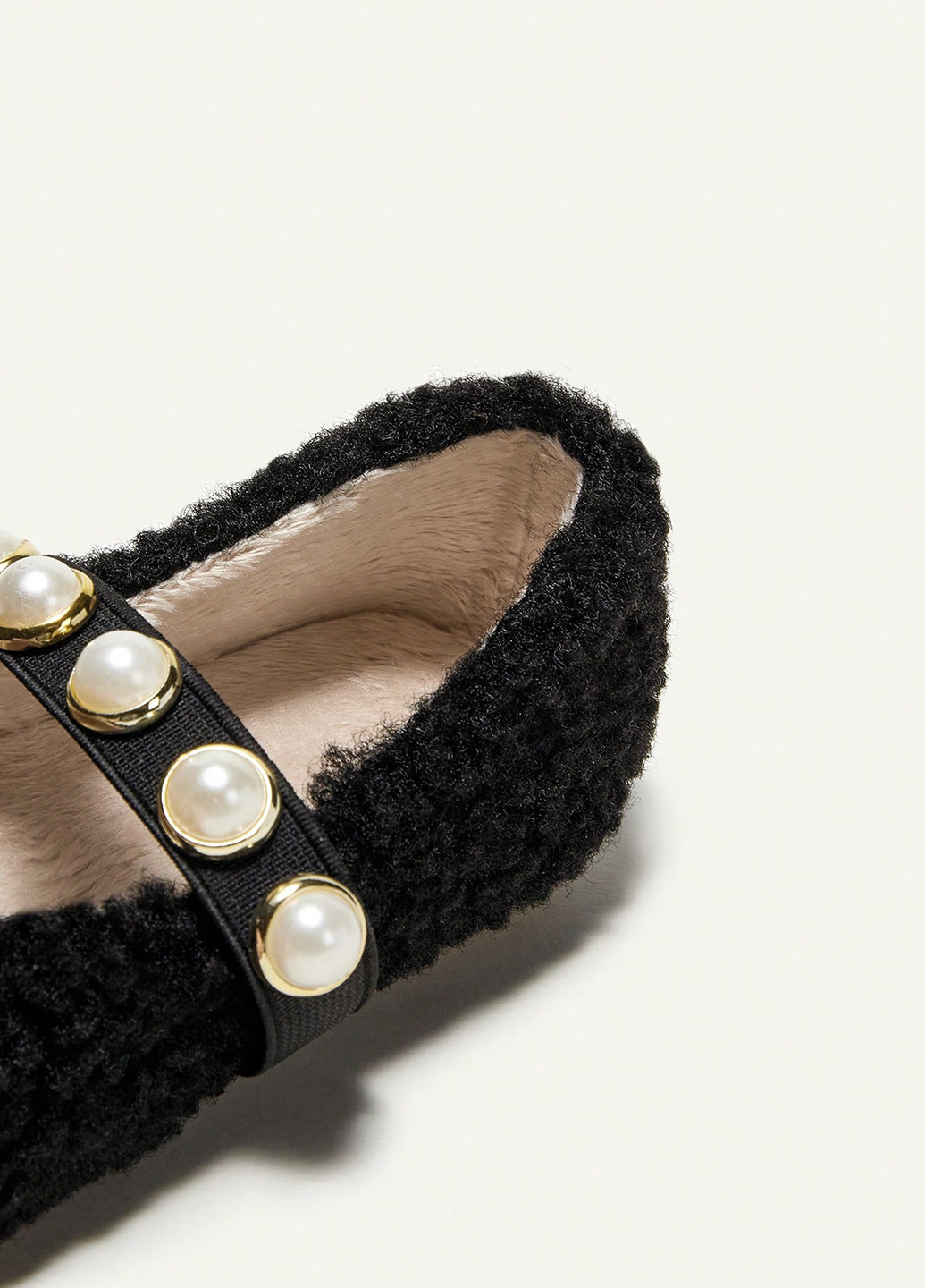 Балетки SHEIN з намистинами (331624001)