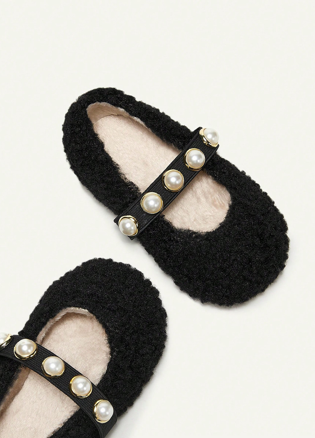 Балетки SHEIN з намистинами (331624001)