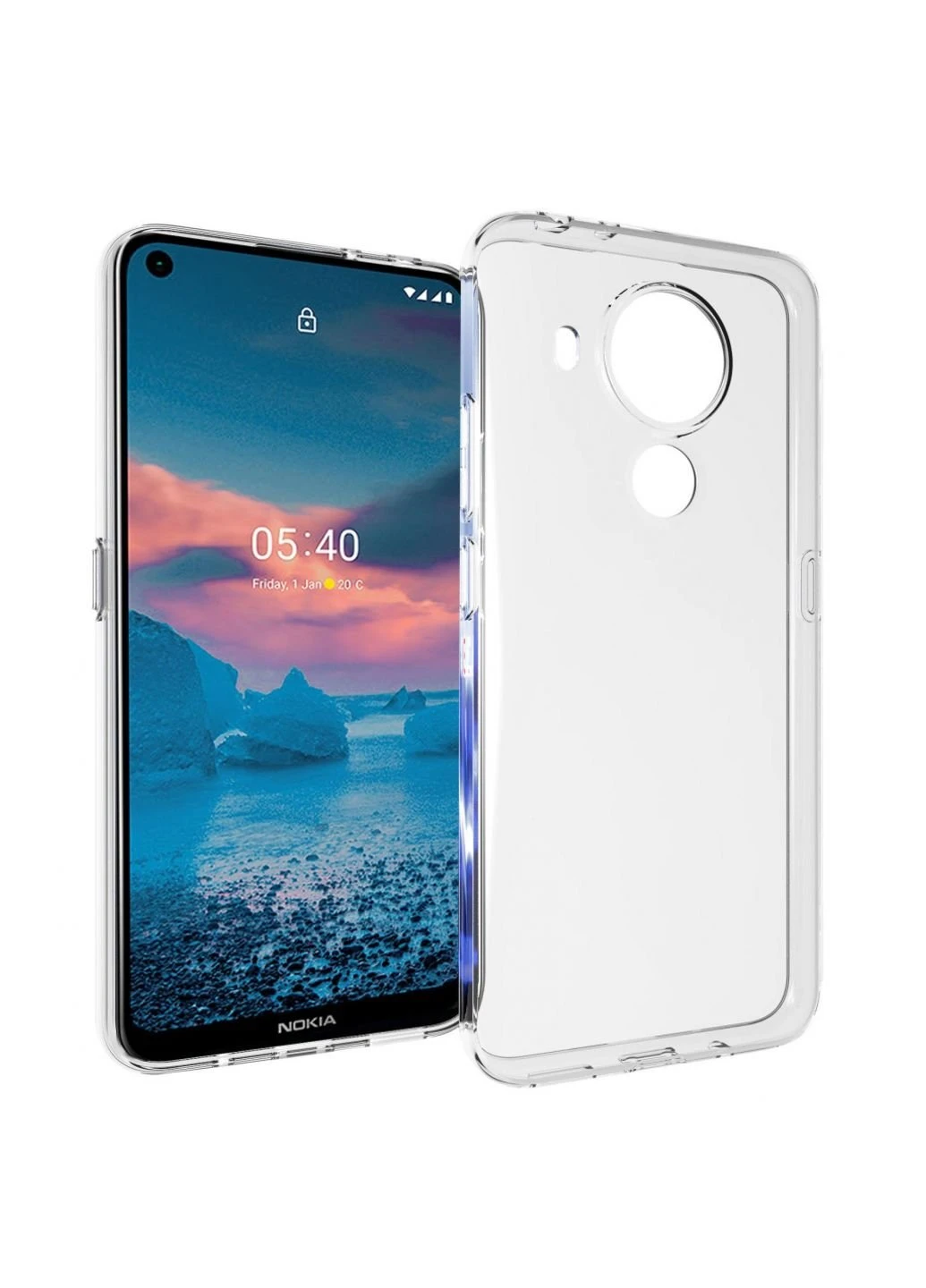 Чехол для мобильного телефона Nokia 5.4 Transparancy (705626) BeCover (252571706)