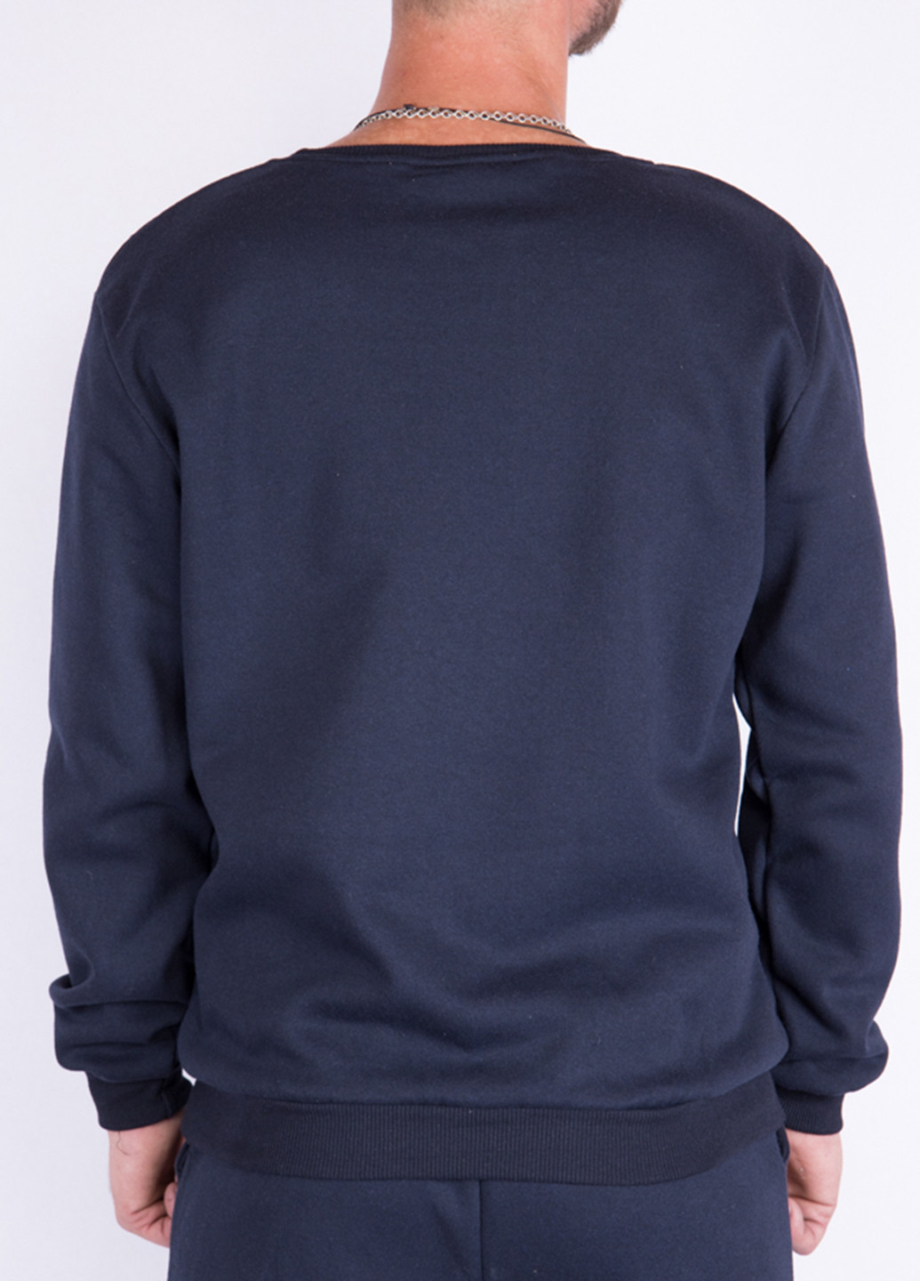 Темно-синий свитшот Time of Style надпись без декора (279348406)