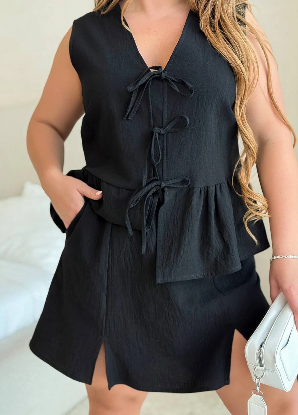 Костюм (жилет, юбка-шорты) Fashion (337578386)