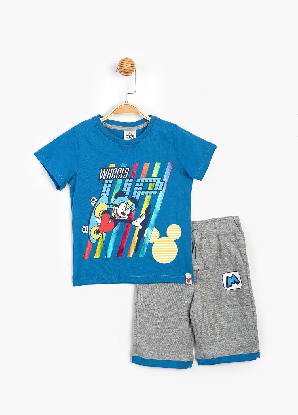 Комбінований демісезонний костюм (футболка, шорти) Disney