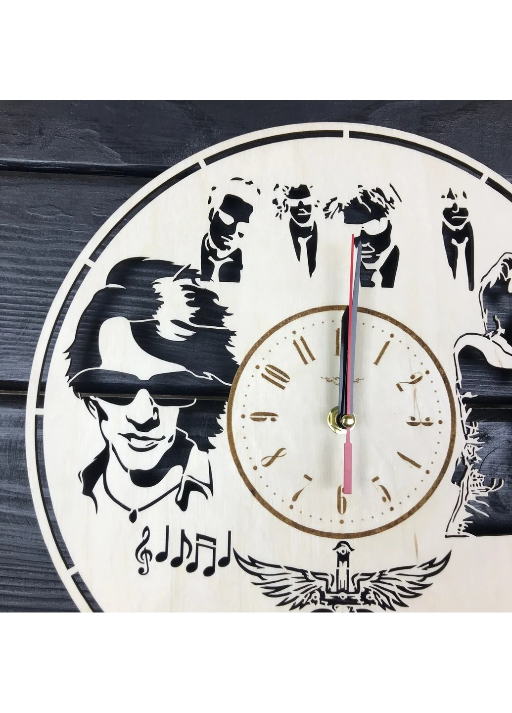 Часы настенные «Bon Jovi», натуральное дерево 7Arts (253565928)