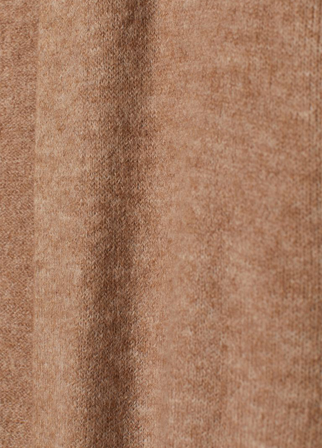 Кардіган H&M меланж світло-коричневий кежуал акрил