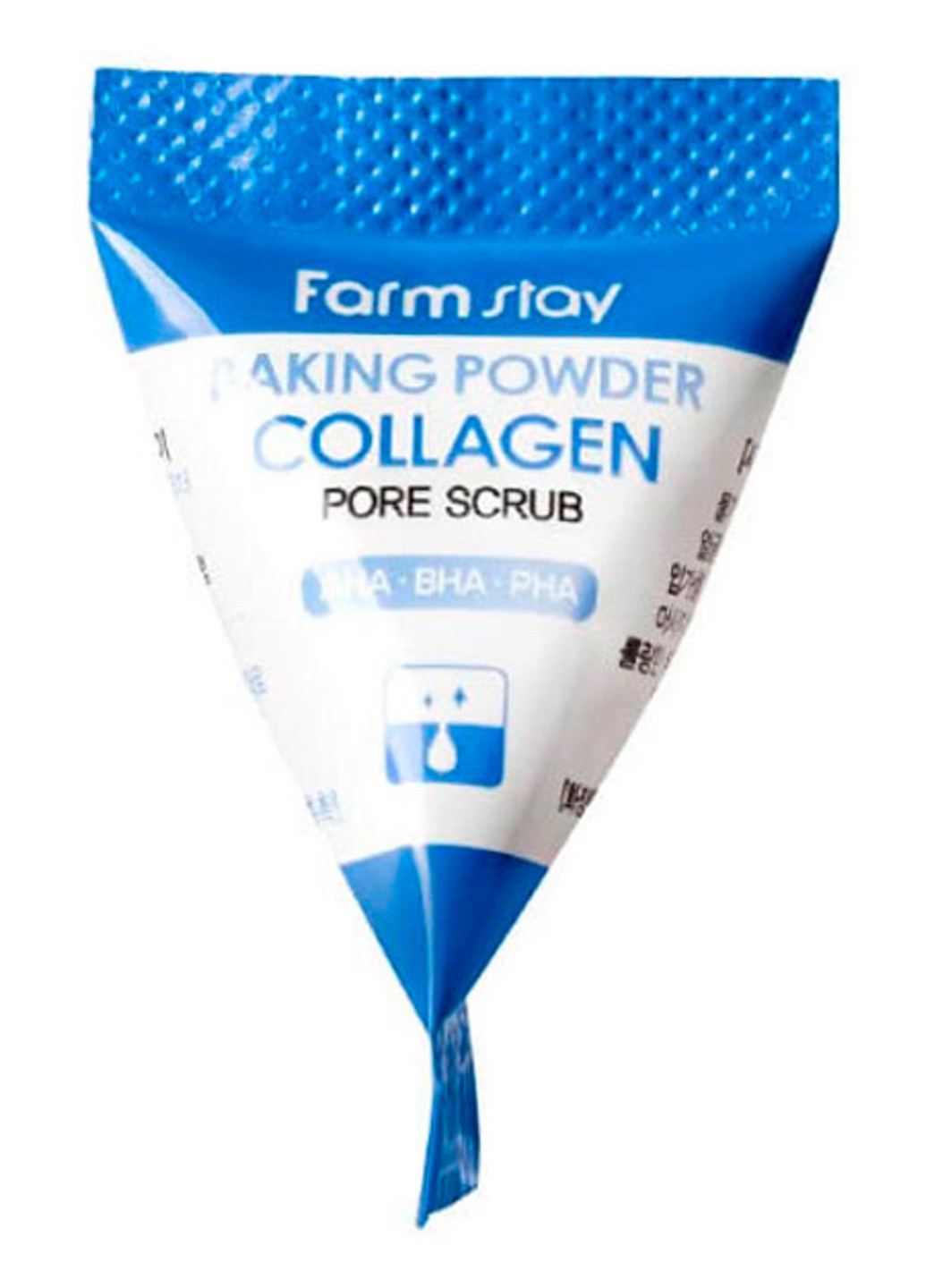 Скраб для лица в пирамидках c коллагеном Baking Powder Collagen Pore Scrub 1 шт. (7 г) FarmStay (202493334)