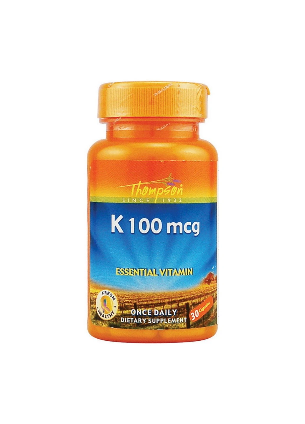 Витамин К Vitamin K 100 mcg 30 капсул Thompson (255408294)