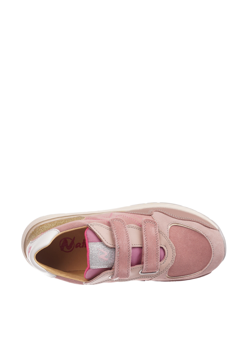 Рожево-лілові осінні кросівки Naturino