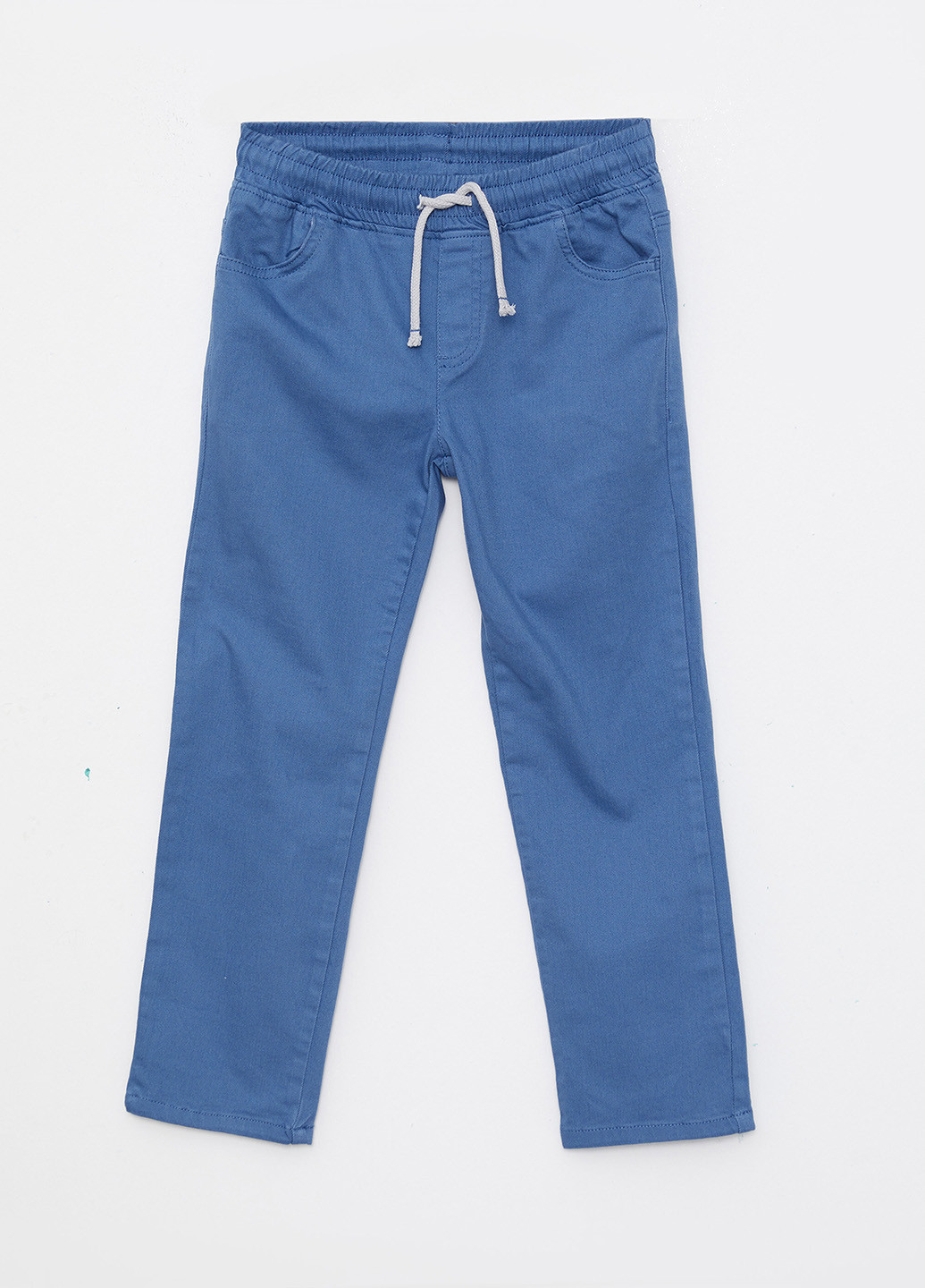 Светло-синие кэжуал демисезонные брюки прямые LC Waikiki