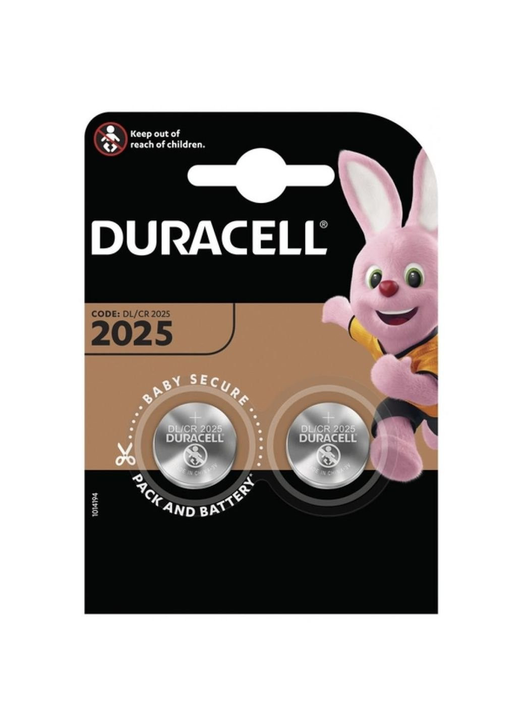 CR 2025 / DL 2025 * 2 Акумулятор (5000394203907/5008922) Duracell (251411777)