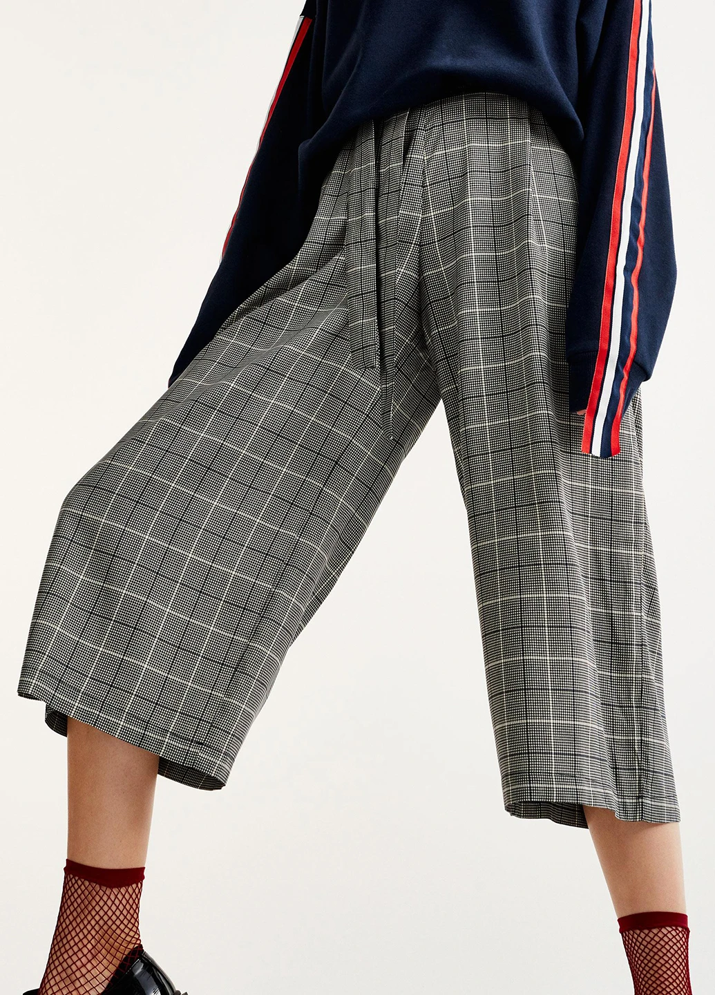 Кюлоти демисезон,серий в клетку, Pull & Bear (248895754)