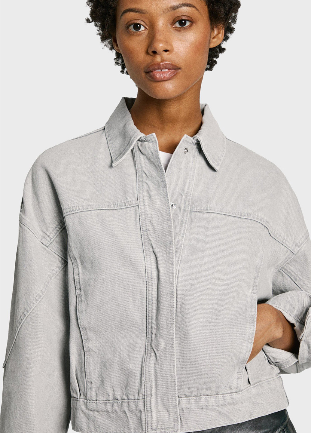 Голубая демисезонная куртка Pepe Jeans