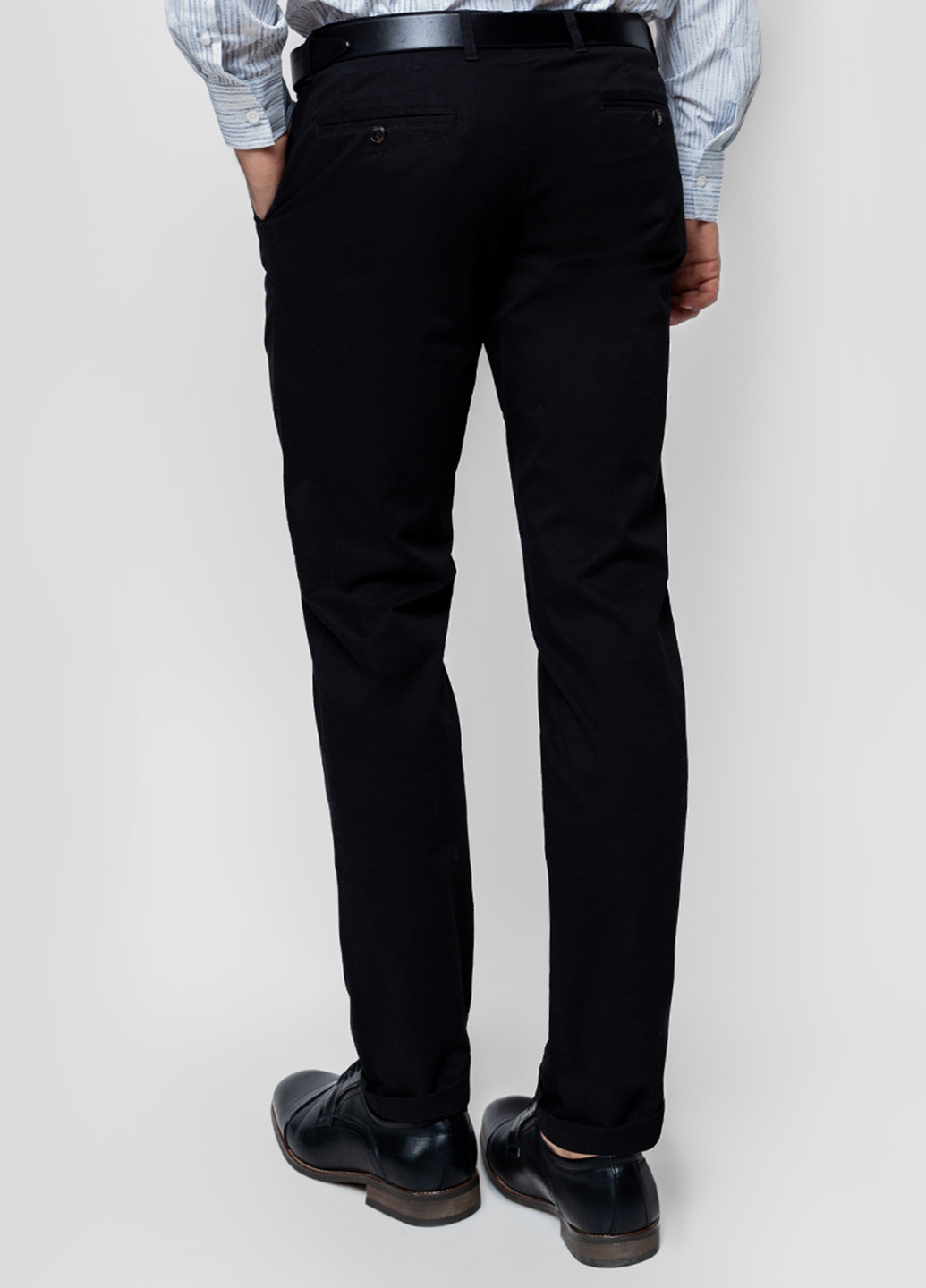 Черные кэжуал демисезонные классические брюки Arber