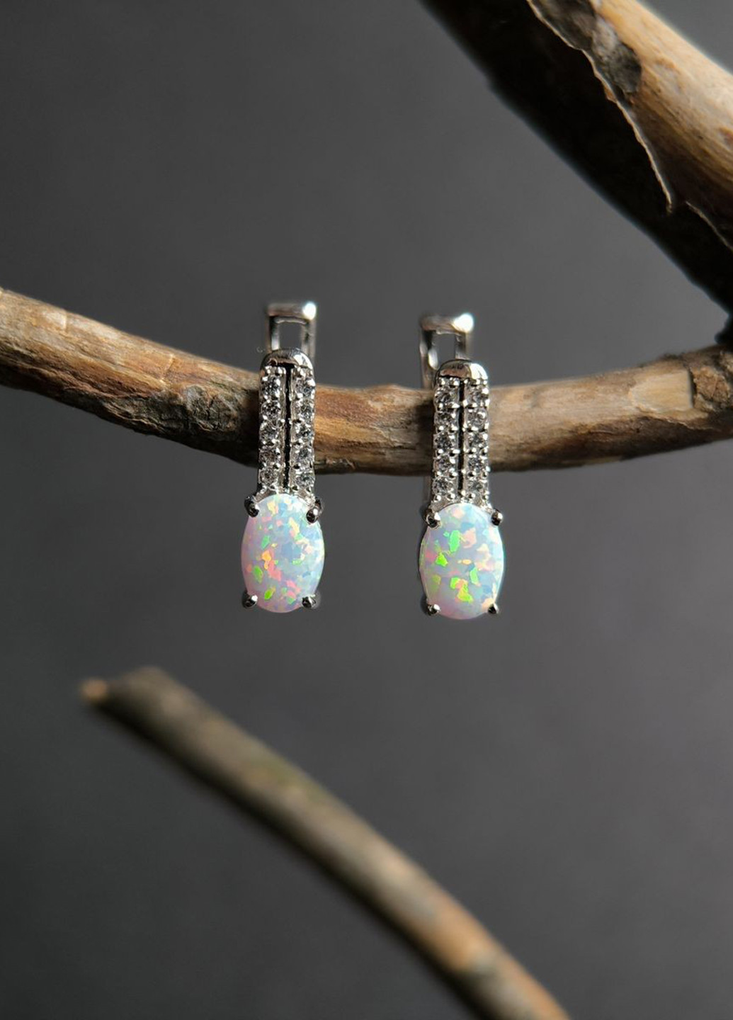 Серьги Silver Flame (369649162)