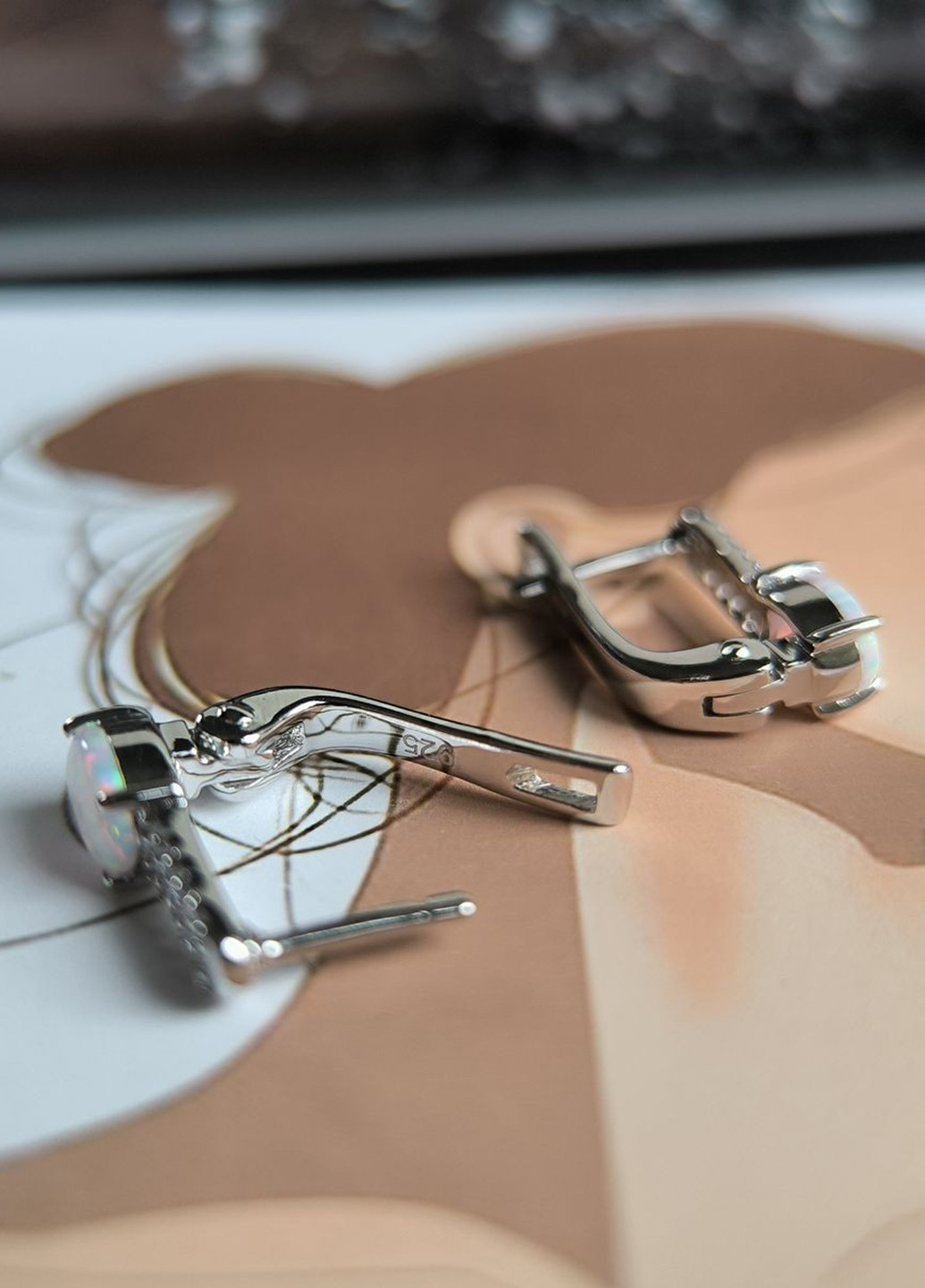 Серьги Silver Flame (369649162)