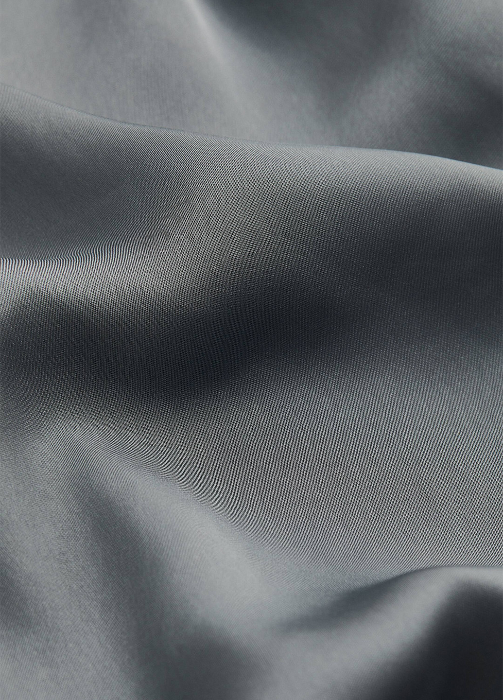 Серо-зеленая кэжуал рубашка однотонная H&M