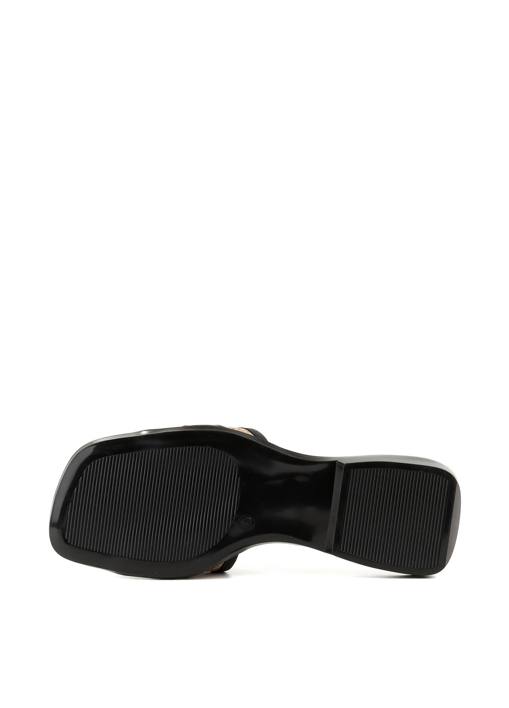 Черные шлепанцы Le'BERDES