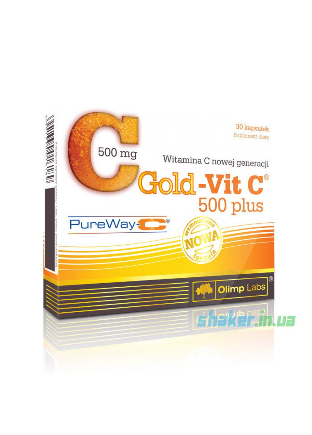Витамин C Gold-Vit C 500 Plus (30 капс) олимп Olimp (255408814)