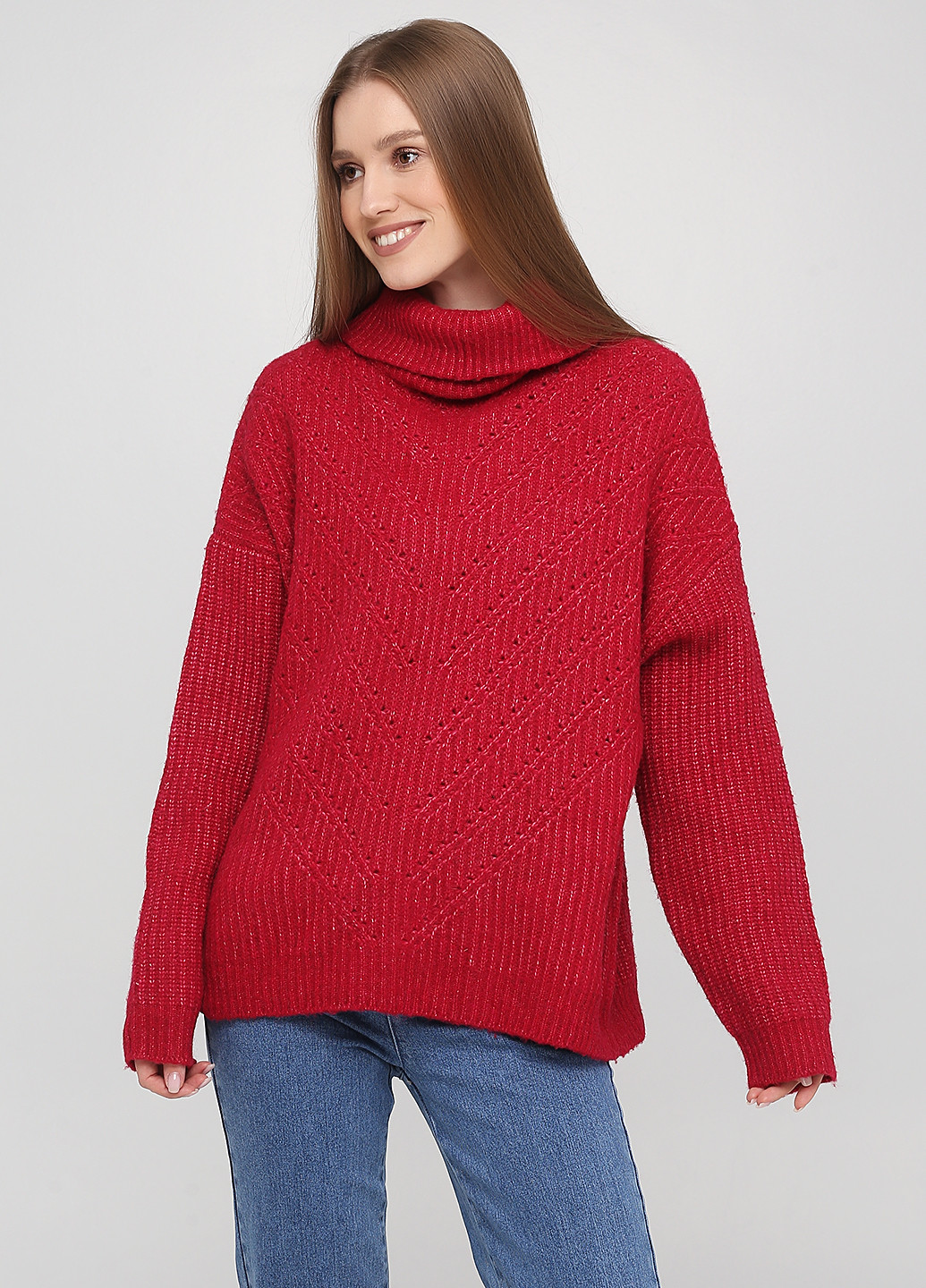 Красный демисезонный свитер C&A
