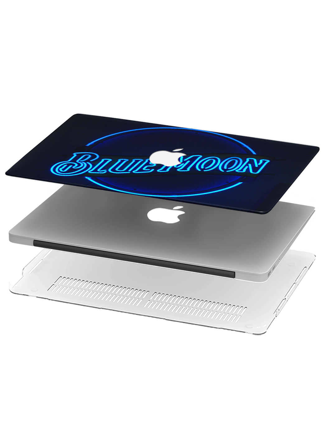 Чохол пластиковий для Apple MacBook Pro 15 A1707 / A1990 Голубая луна (Blue Moon) (9649-2105) MobiPrint (218506229)