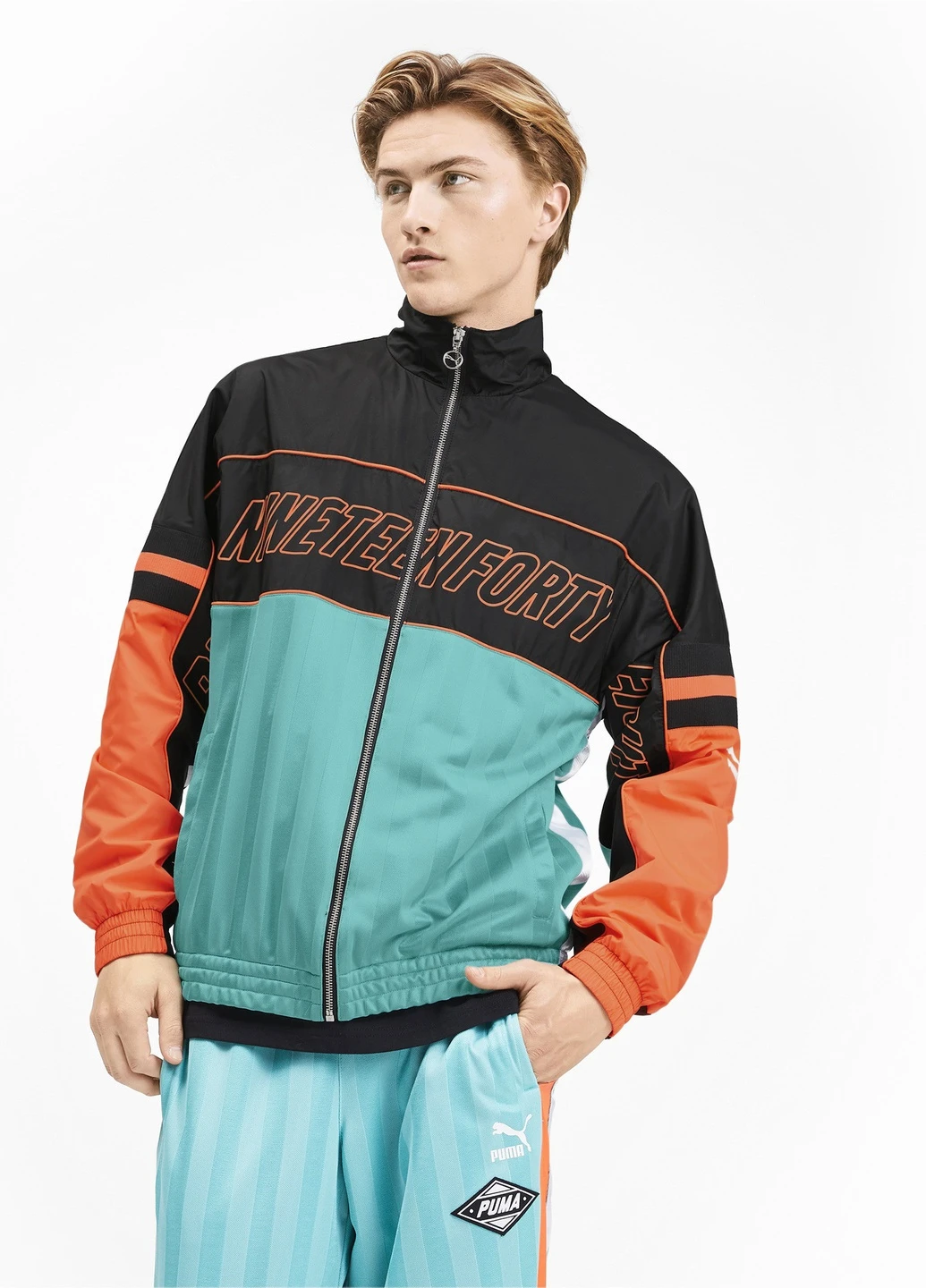 Комбинированная демисезонная ветровка Puma
