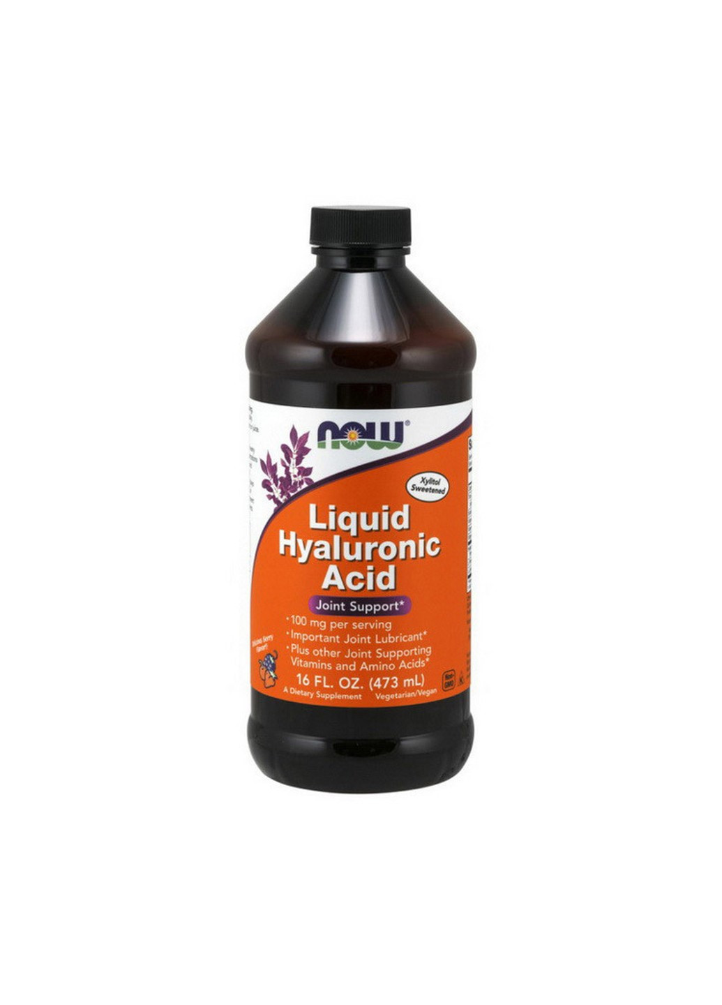 Рідка Гіалуронова кислота Liquid Hyaluronic Acid (473 мл) нау фудс Now Foods (255409070)