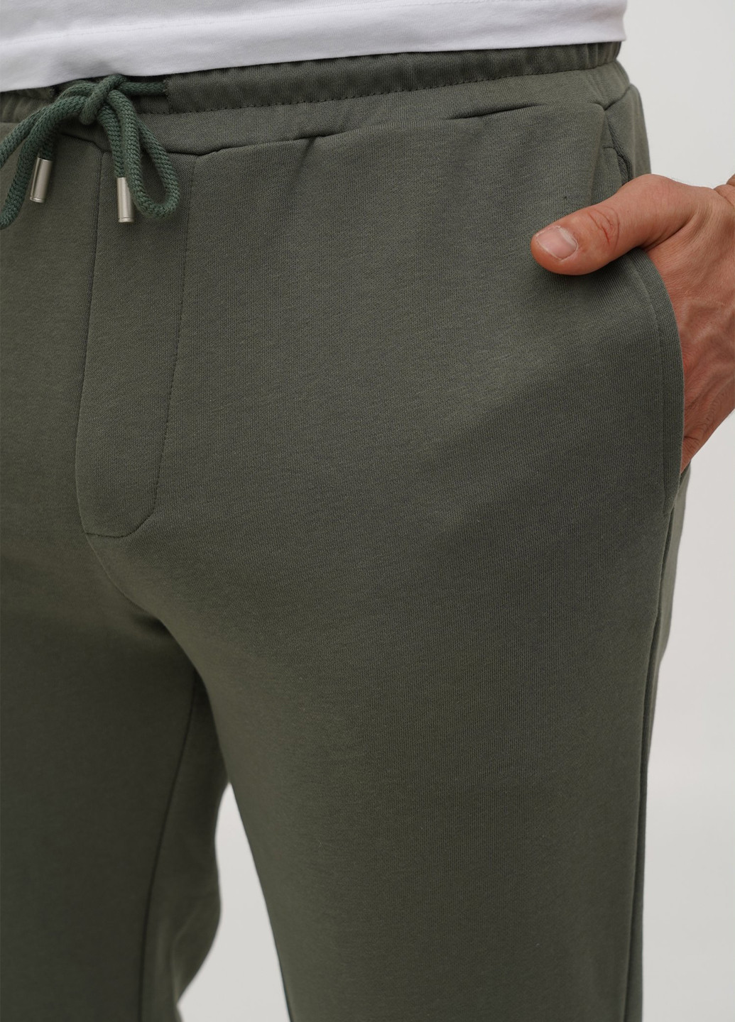 Хаки спортивные демисезонные джоггеры брюки Trend Collection